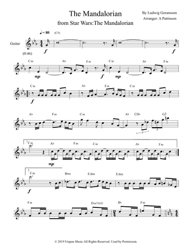 The Mandalorian (arr. Andrew Pattinson)