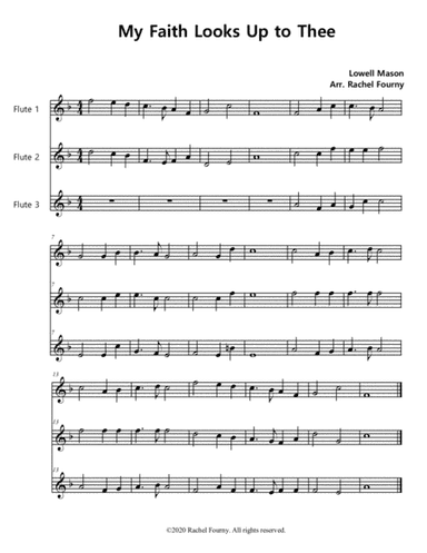 My Faith Looks Up to Thee (arr. Rachel Fourny)