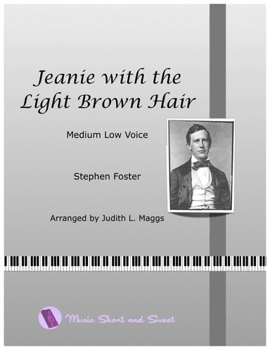 Jeanie with the Light Brown Hair - Medium-low Voice/piano (arr. Judith L. Maggs)
