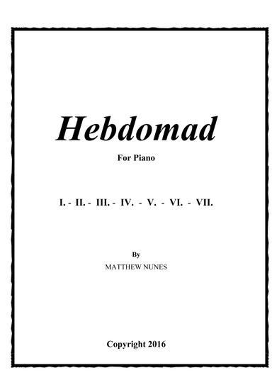 Hebdomad for Piano