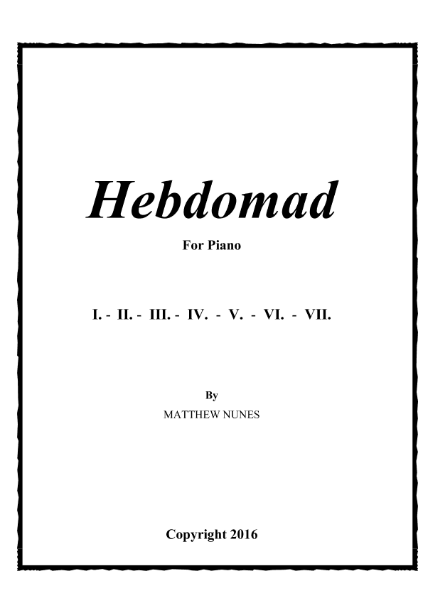 Hebdomad for Piano