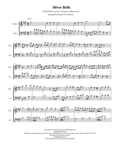 Silver Bells (arr. Kenneth D. Friedrich)