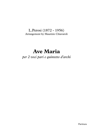Ave Maria (arr. Maurizio Chiavaroli)