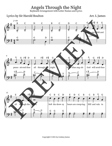 Angels Through the Night (arr. Lindsey James)