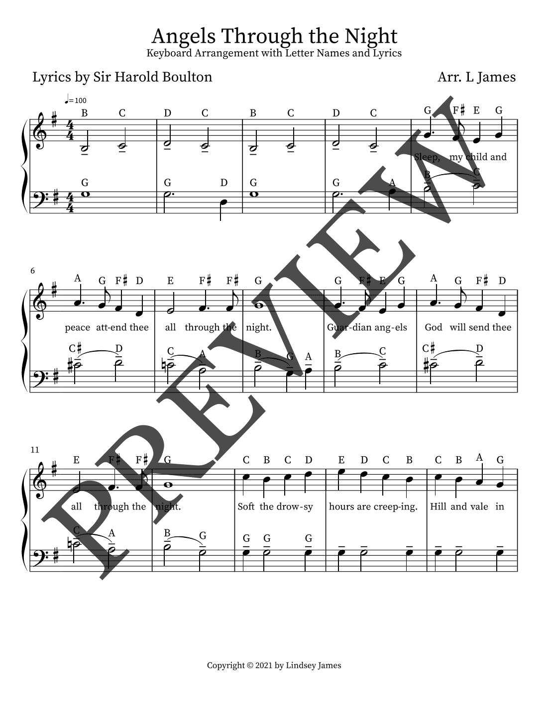Angels Through the Night (arr. Lindsey James)