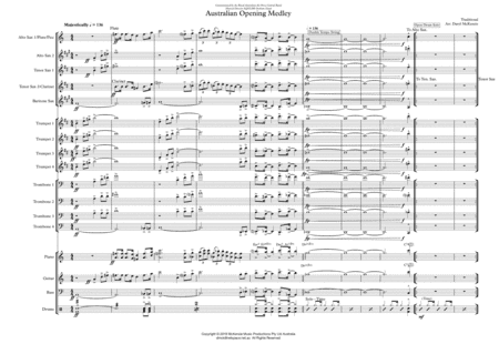Australian Medley - Big Band Instrumental - Traditional (arr. Daryl McKenzie)
