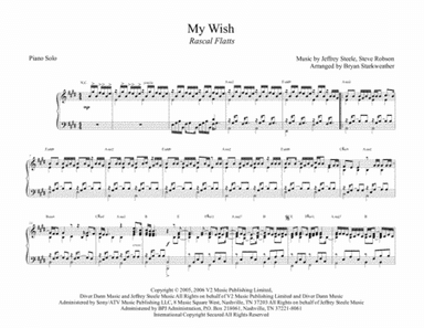 My Wish (arr. Bryan Starkweather)