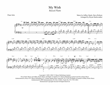 My Wish (arr. Bryan Starkweather)