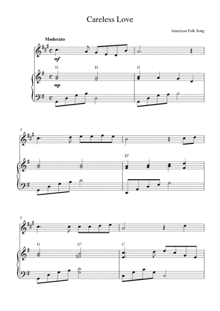 Careless Love (arr. Kaiserin Rebecca)