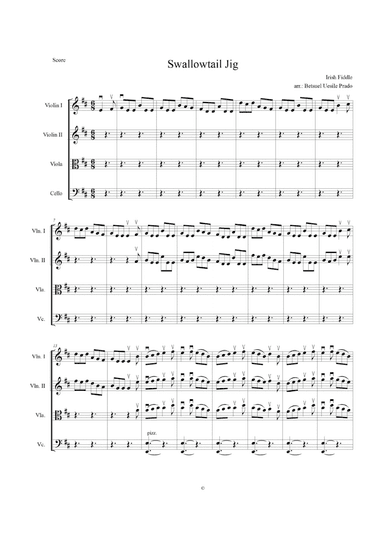 The Swallowtail Jig (arr. Betsuel Uesile Prado)