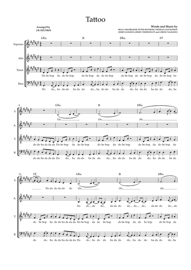 Tattoo (arr. J K Szunko)