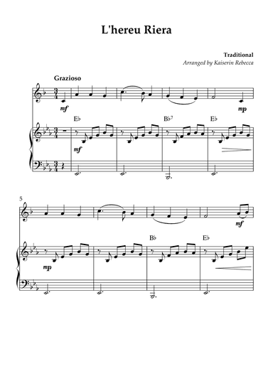 L'hereu Riera (arr. Kaiserin Rebecca)