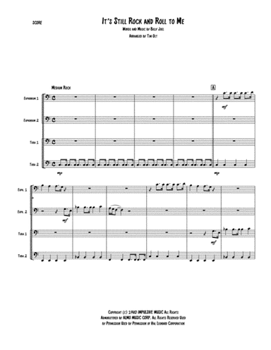 It's Still Rock And Roll To Me (arr. Tim Olt)