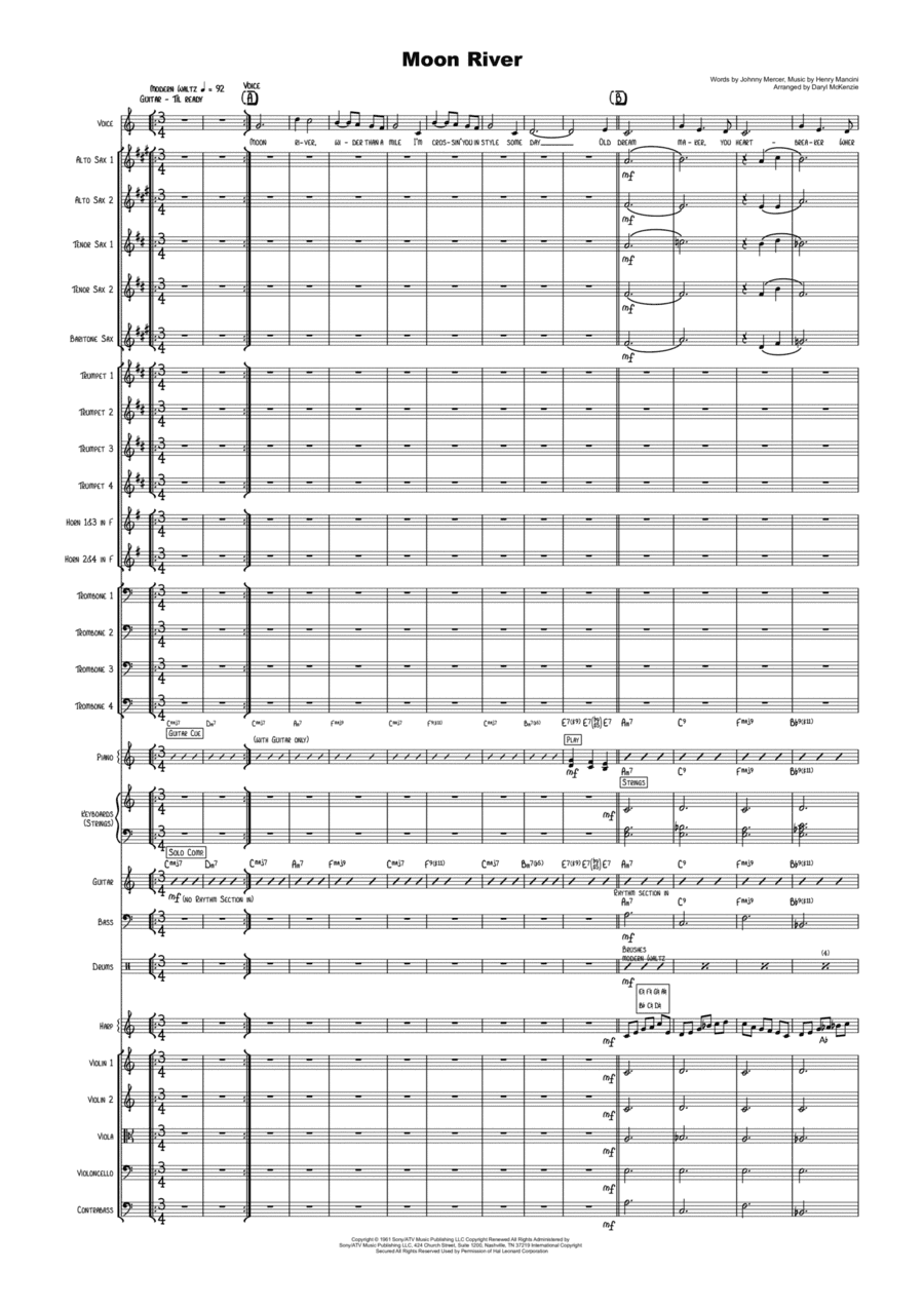Moon River (arr. Daryl McKenzie)