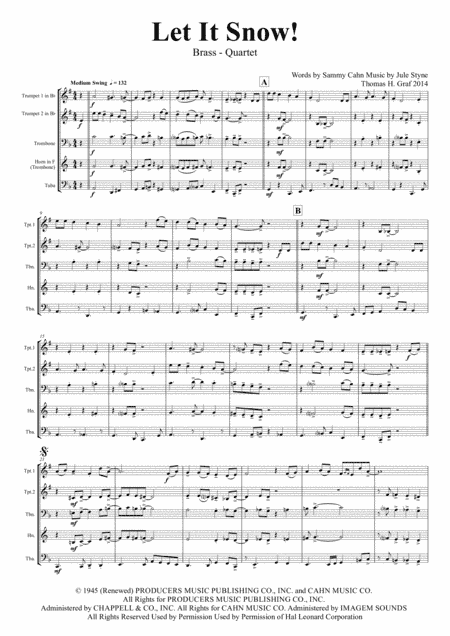 Let It Snow! Let It Snow! Let It Snow! (arr. Thomas H. Graf)