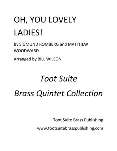 Oh, You Lovely Ladies (arr. Bill Wilson)