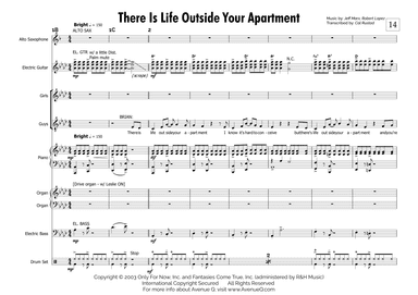 There Is Life Outside Your Apartment - Score Only (arr. Cal Rustad)