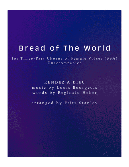 Bread of The World - SSA A Cappella (arr. Fritz Stanley)