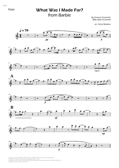 What Was I Made For? (arr. César Madeira)