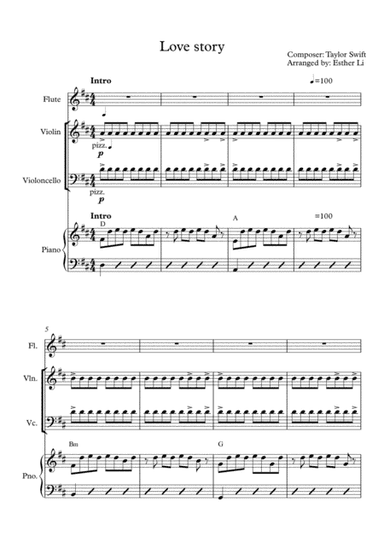Love Story (arr. Esther Lihj)