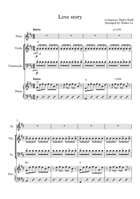 Love Story (arr. Esther Lihj)