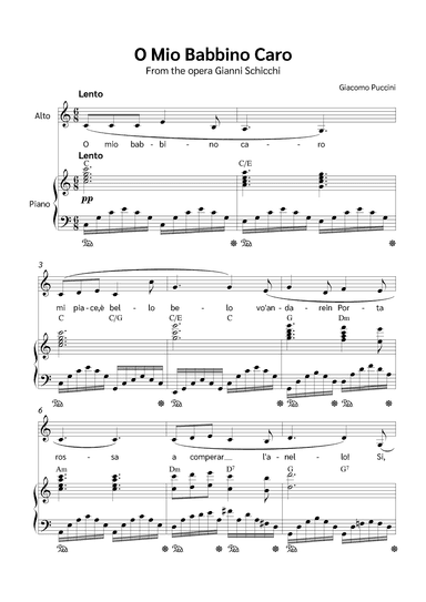 O Mio Babbino Caro (arr. Jackson Spindler)