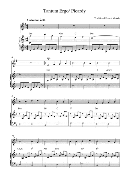 Tantum Ergo/ Picardy (arr. Kaiserin Rebecca)
