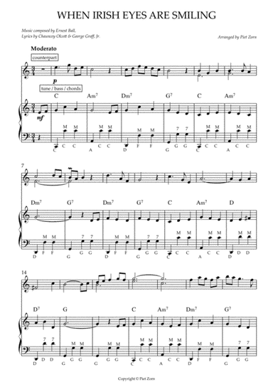 When Irish Eyes Are Smiling (arr. Piet Zorn)