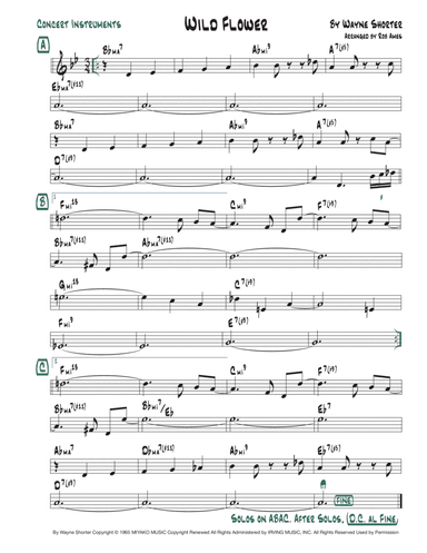 Wild Flower (arr. Rob Ames)