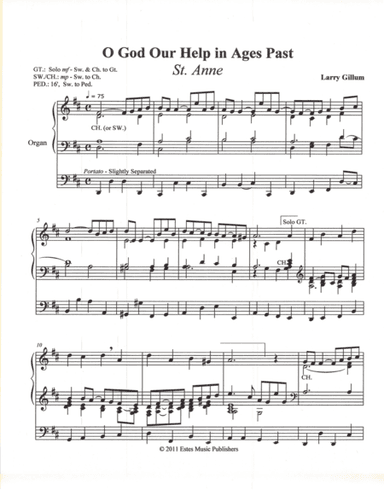 O God, Our Help In Ages Past (arr. Larry Gillum)