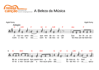 A beleza da música