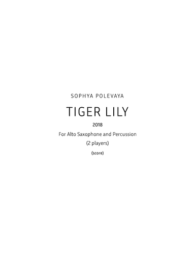 Tiger Lily