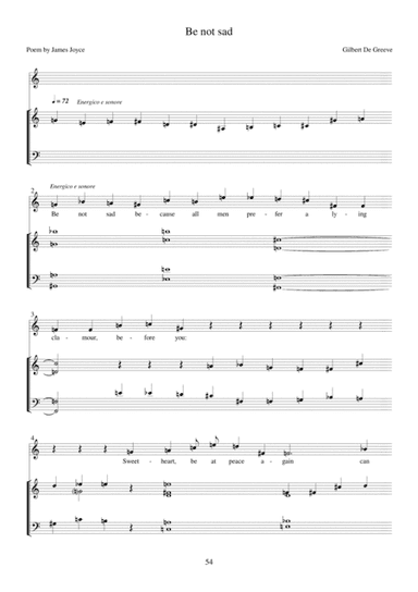19. Be Not Sad - 36 Songs on Poems by James Joyce