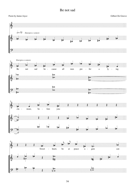 19. Be Not Sad - 36 Songs on Poems by James Joyce