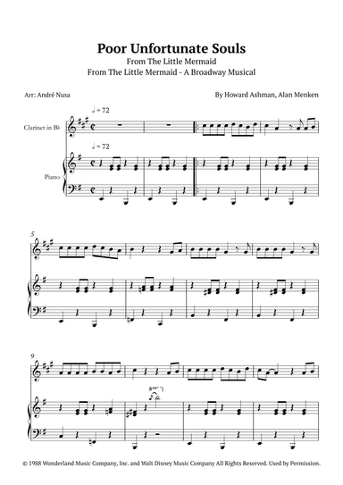 Poor Unfortunate Souls (arr. André Nusa)