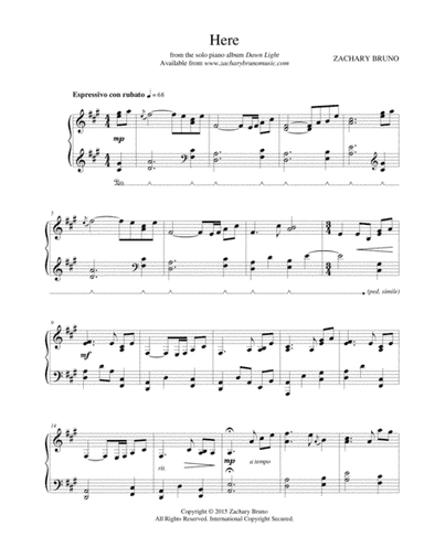 Here - Zachary Bruno
