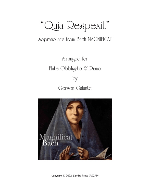 Quia Respexit (Flute Obbligato) (arr. Gerson Galante)