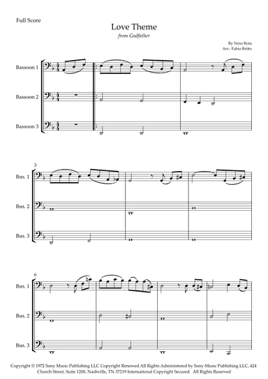The Godfather (love Theme) (arr. Fabio Britto)