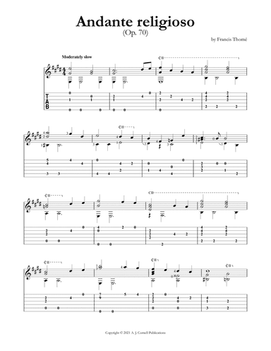 Andante religioso (arr. Mark Phillips)