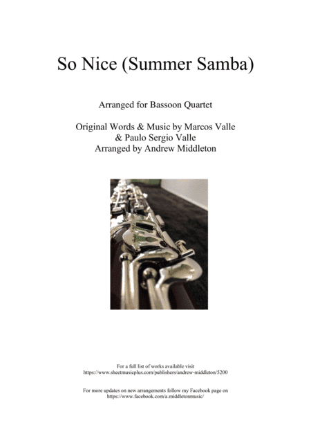 So Nice (summer Samba) (arr. Andrew Middleton)