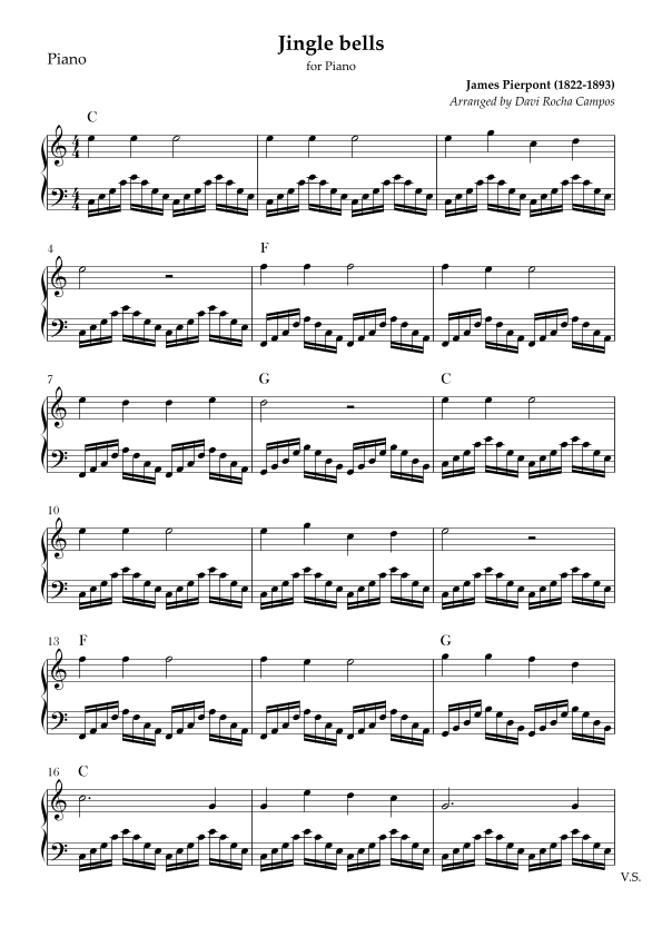 Jingle bells (arr. Davi Rocha Campos)
