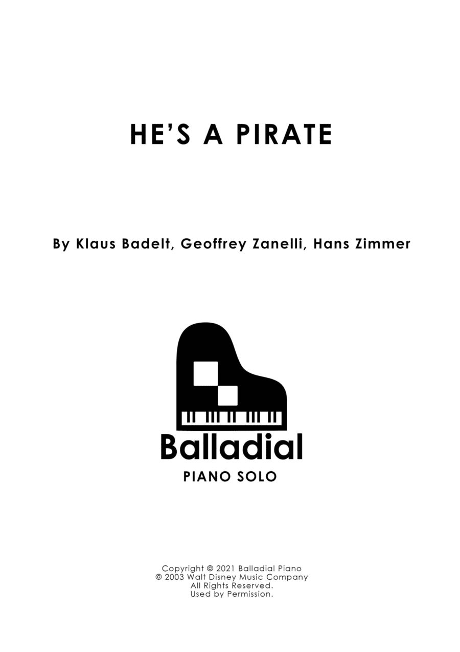 He's A Pirate (arr. Jessica Ranft)