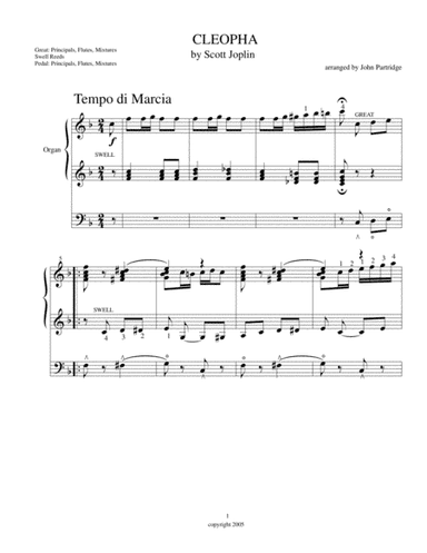Cleopha (arr. John Partridge)