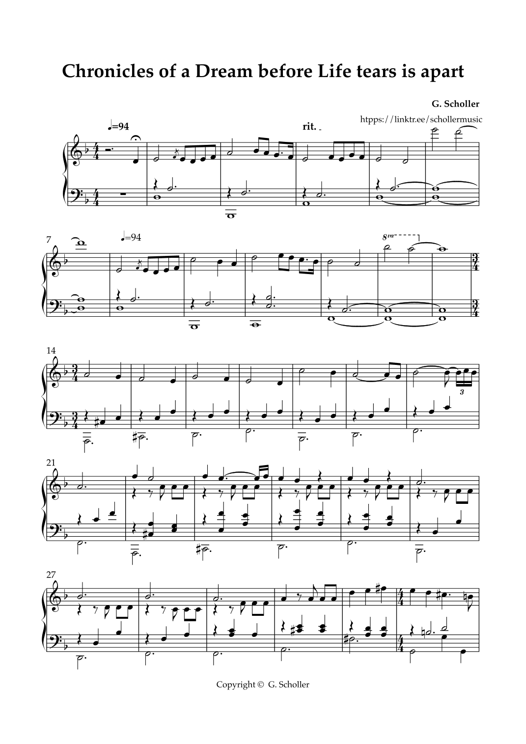 Chronicles of a Dream before Life tears it apart