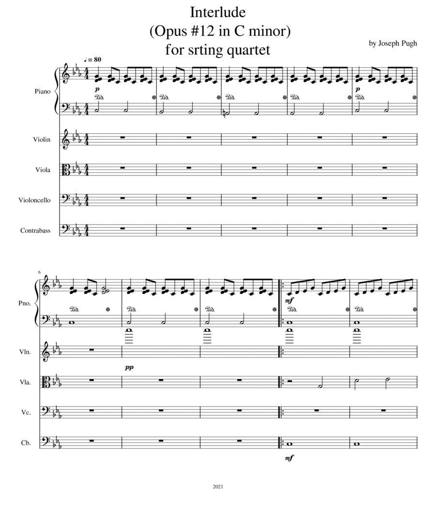 Concerto #4 "Interlude" 2nd movement