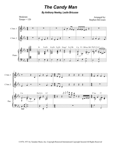 The Candy Man (arr. Stephen DeCesare)