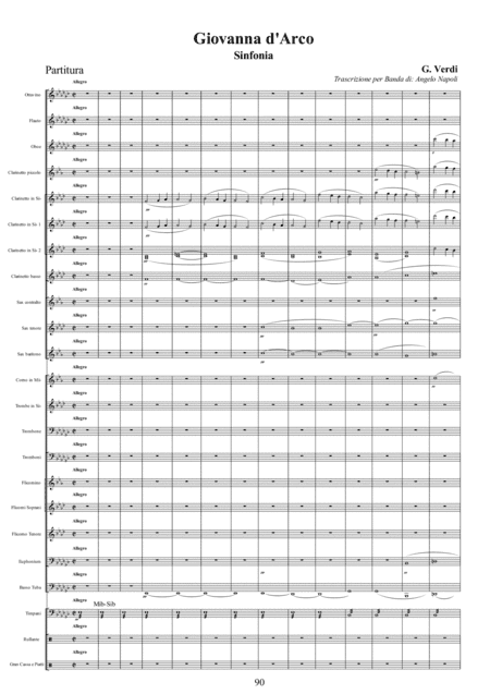 Giovanna d'Arco - Sinfonia (arr. Angelo Napoli)