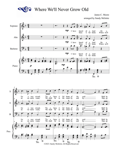 Where We'll Never Grow Old (arr. Sandy McIntire)