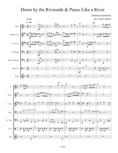 Down by the Riverside, Peace Like a River (arr. Clark Cothern)
