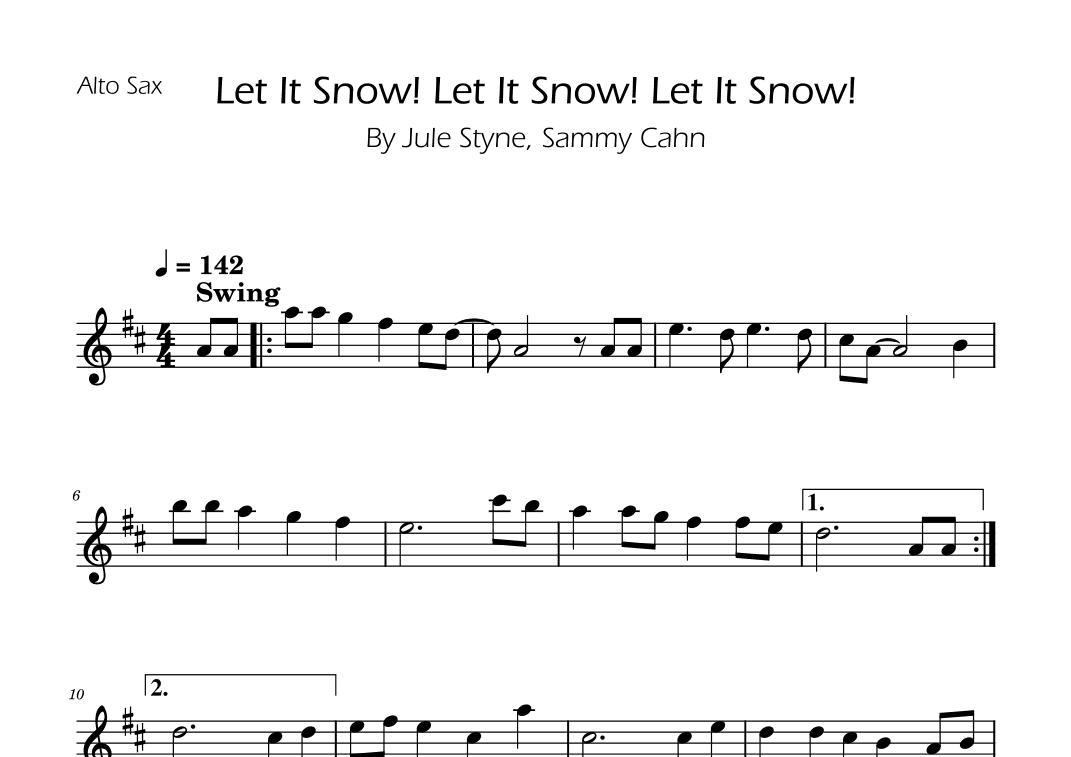 Let It Snow! Let It Snow! Let It Snow! (arr. Ygor Nunes)